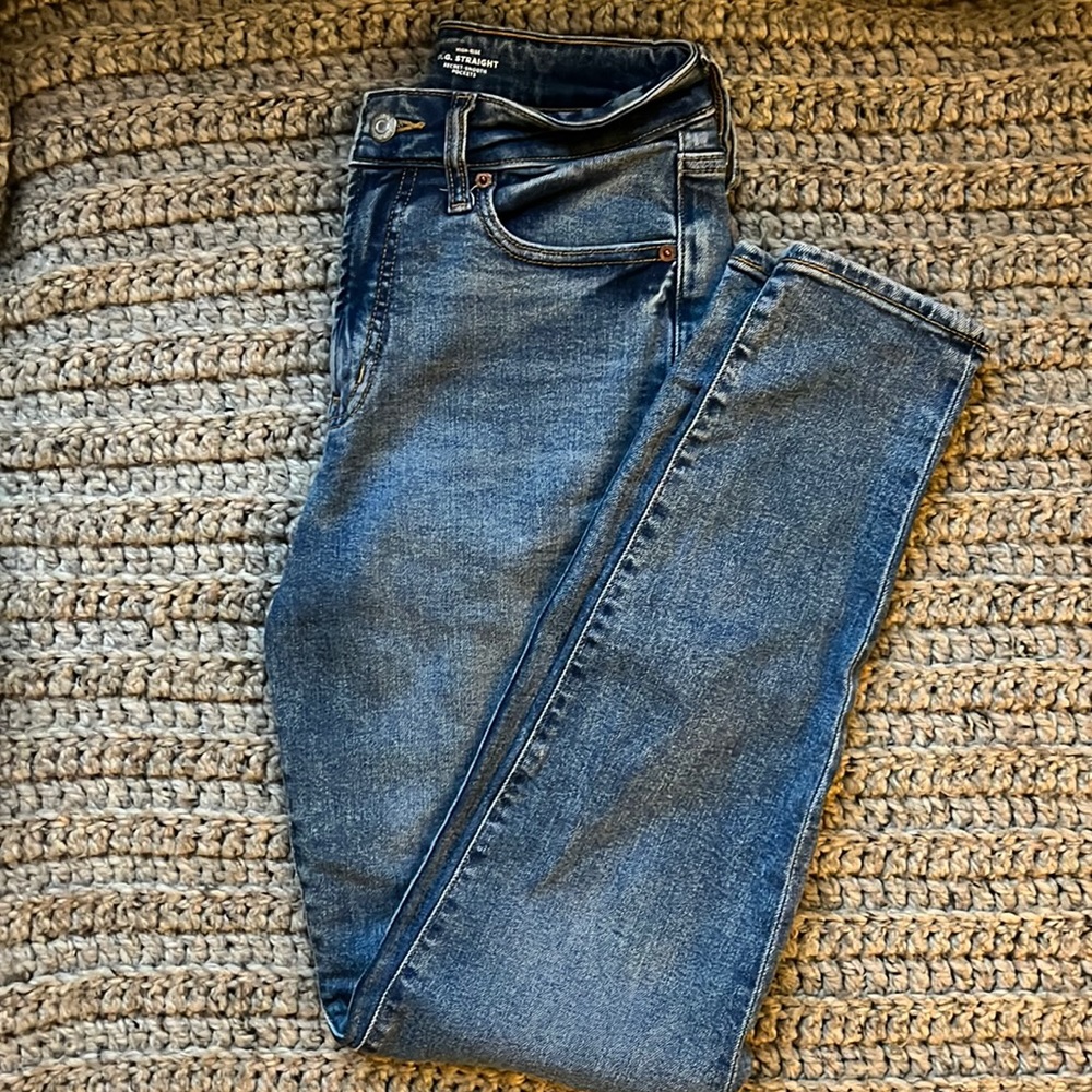 Old Navy O.G Straight Leg High Rise Jeans